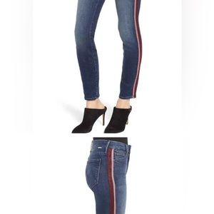 Mother denim jeans- The Looker Ankle-Hello Kitty, Kitty Glitter Racer